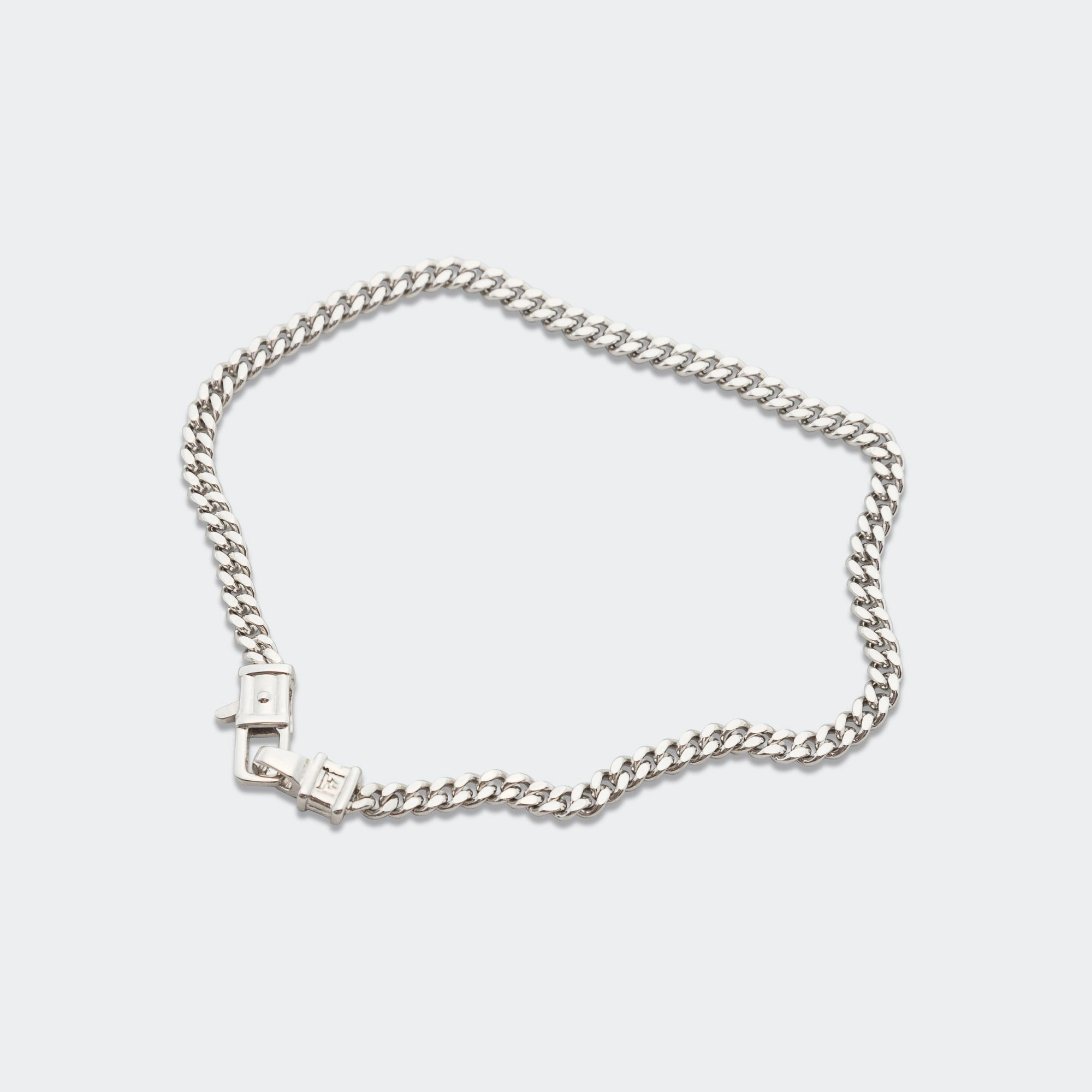 Curb Bracelet M - 925 Silver