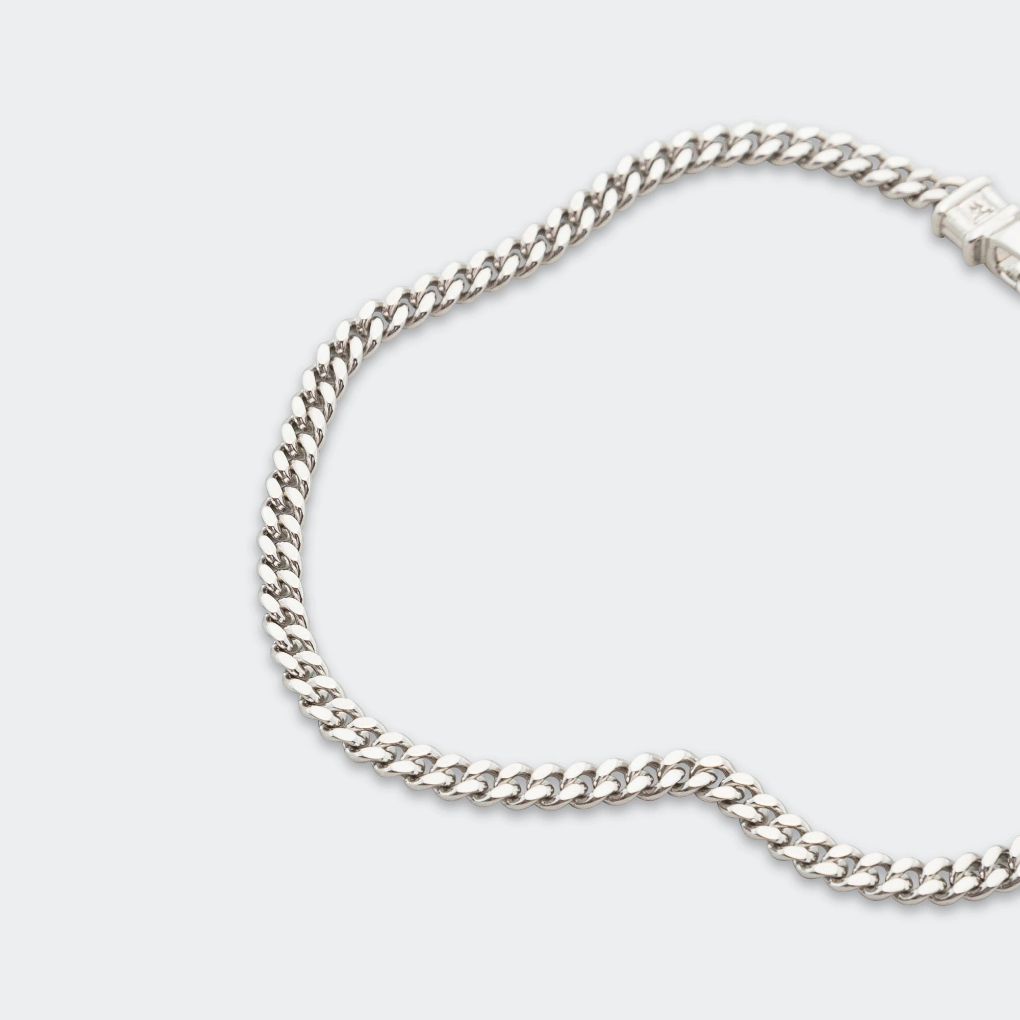 Curb Bracelet M - 925 Silver