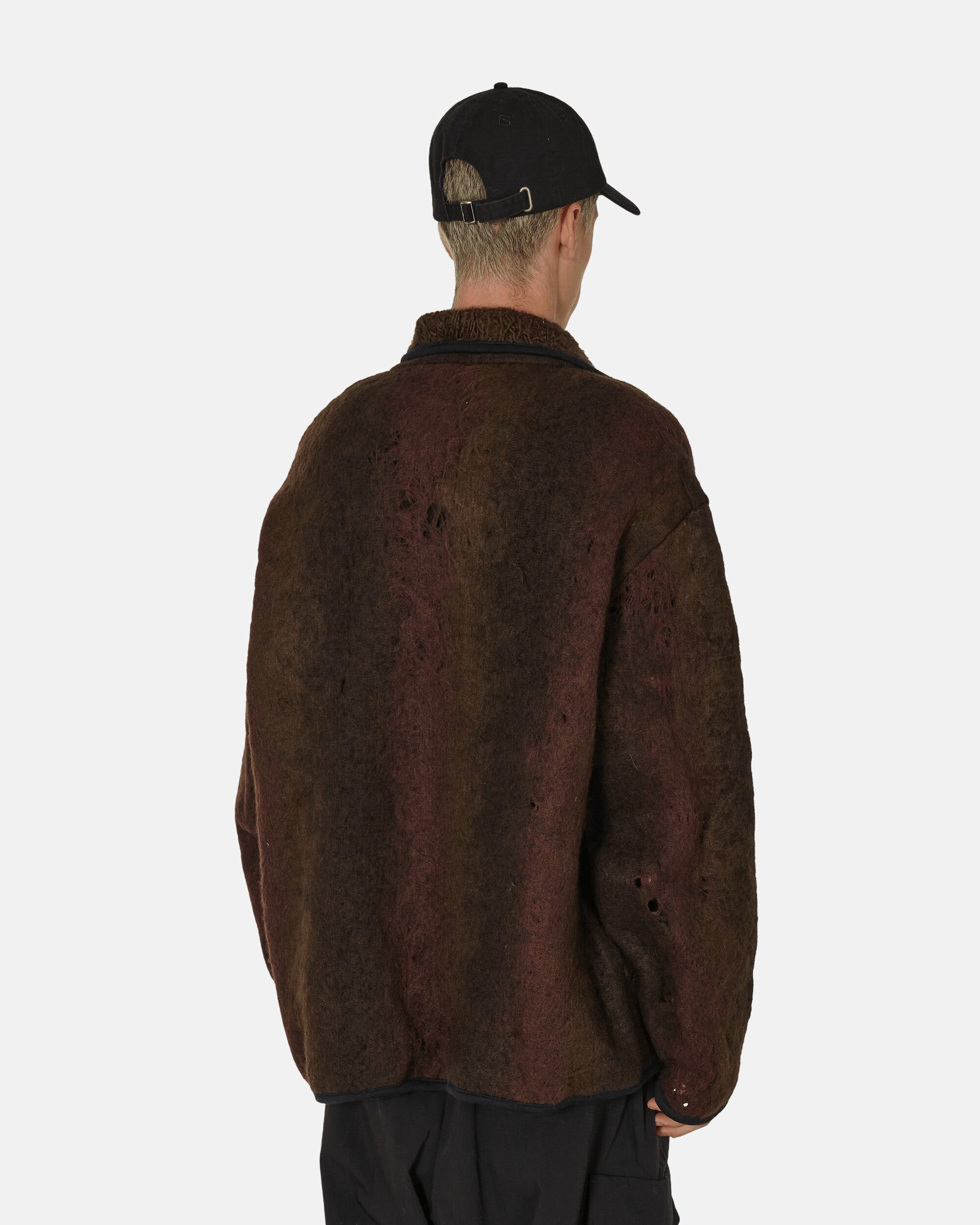 Doomboh Button-Up Pullover Brown