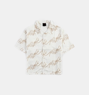 Essentials Top Mens Short Sleeve Shirt - Sail