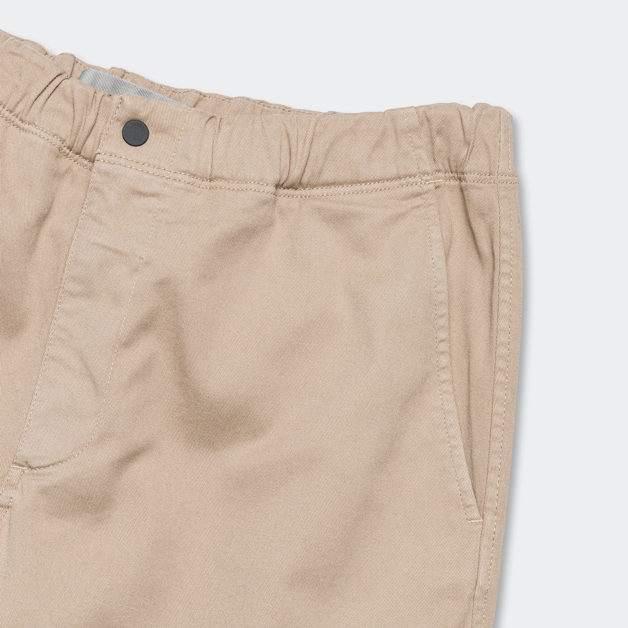 Ezra Relaxed Organic Stretch Twill Trouser - Utility Khaki