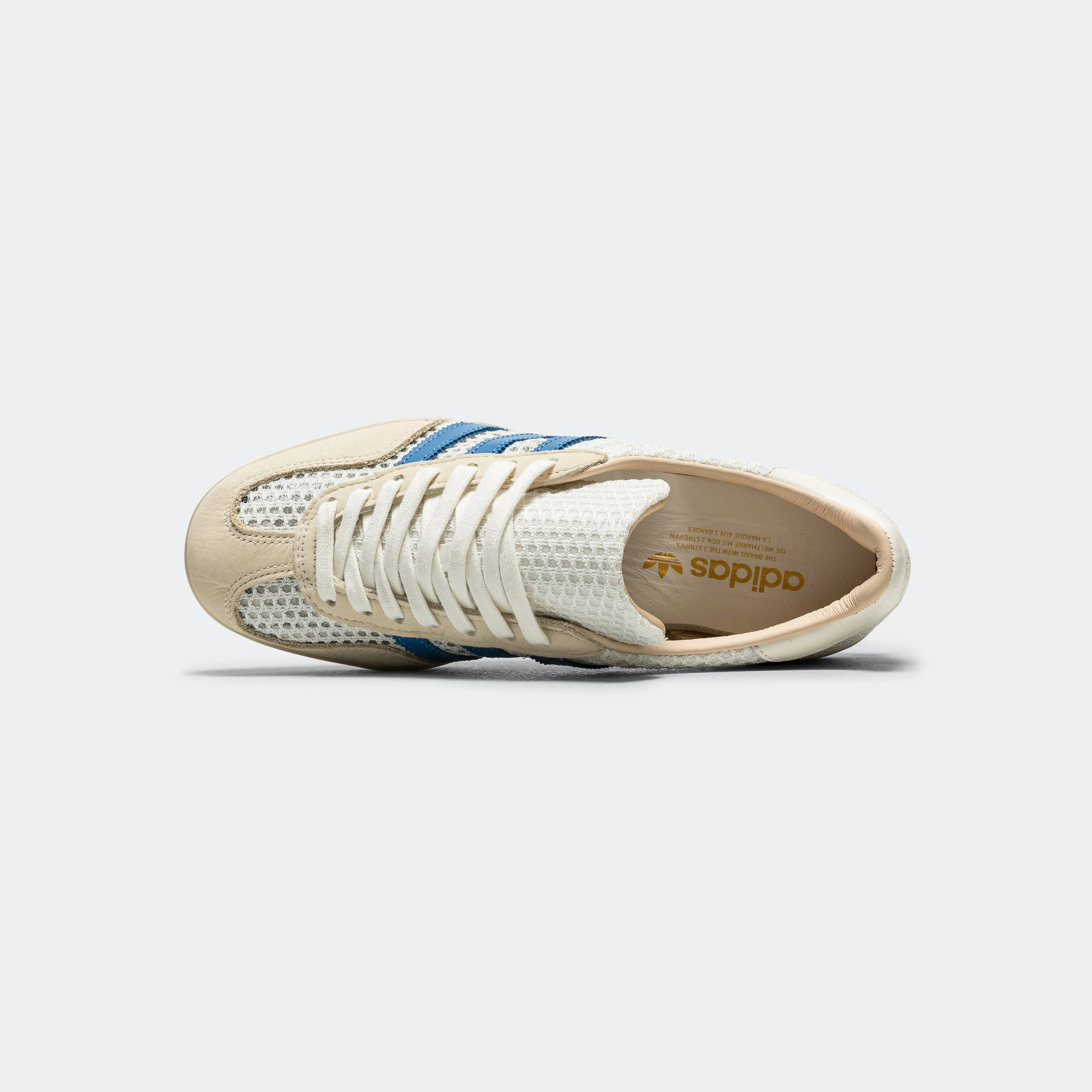 Gazelle Indoor - Off White/Focus Blue