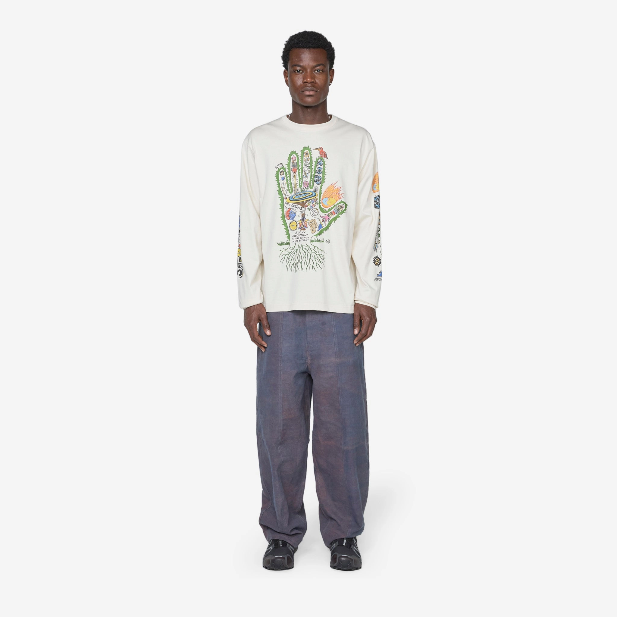 Grateful Longsleeve T-Shirt Story Hand