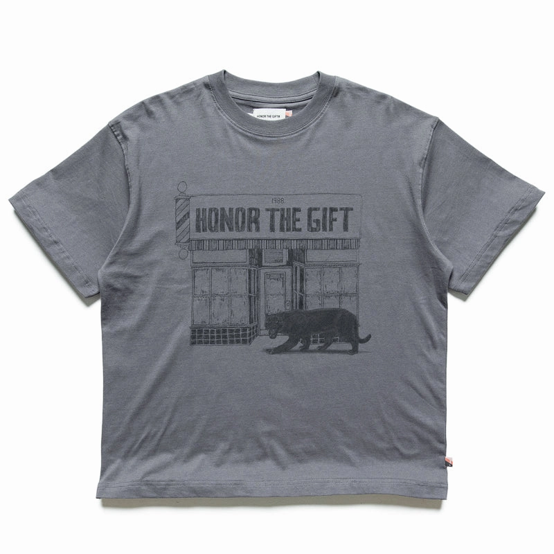 Honor The Gift Barbershop Tee - Grey