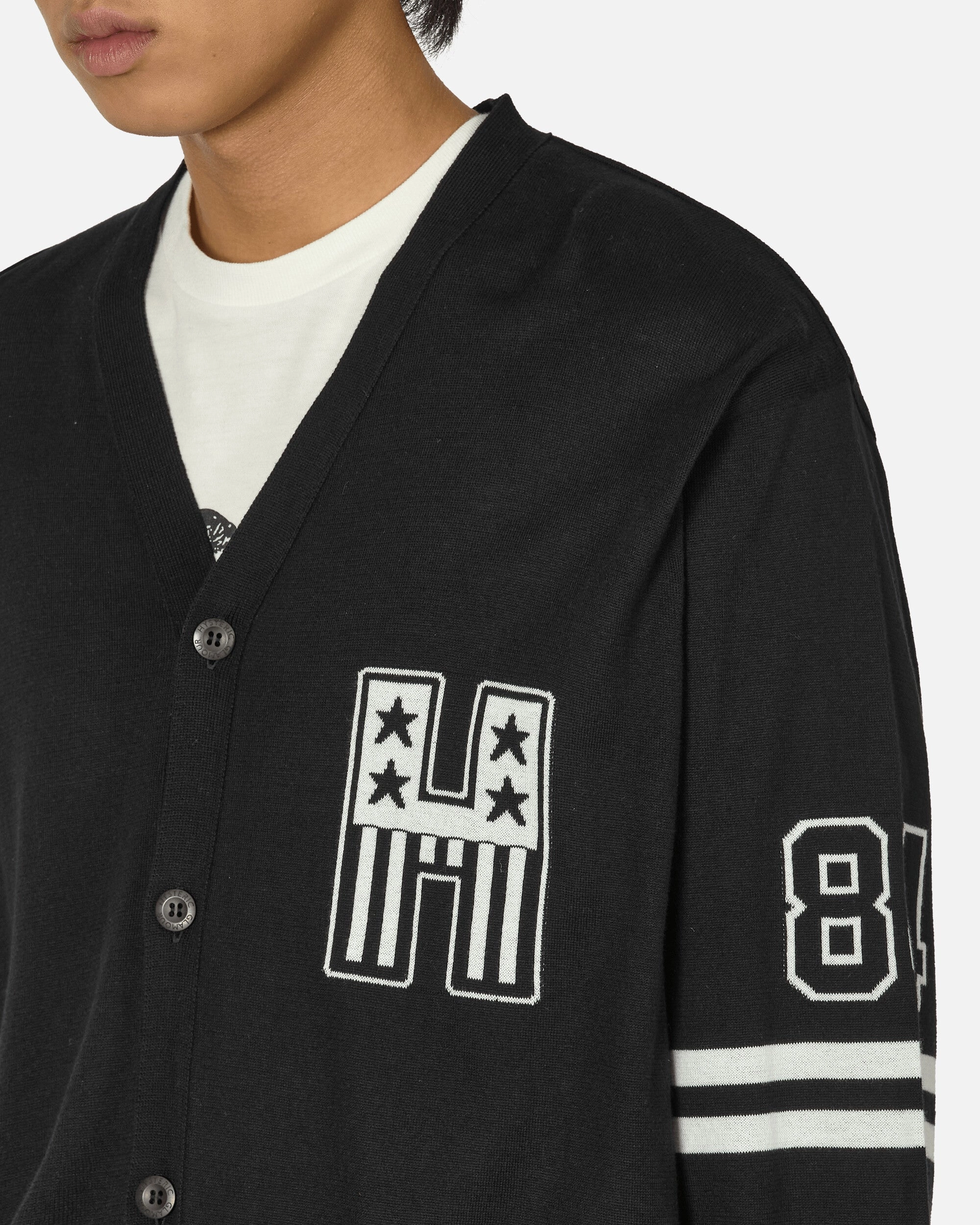 Hysteric League Cardigan Black
