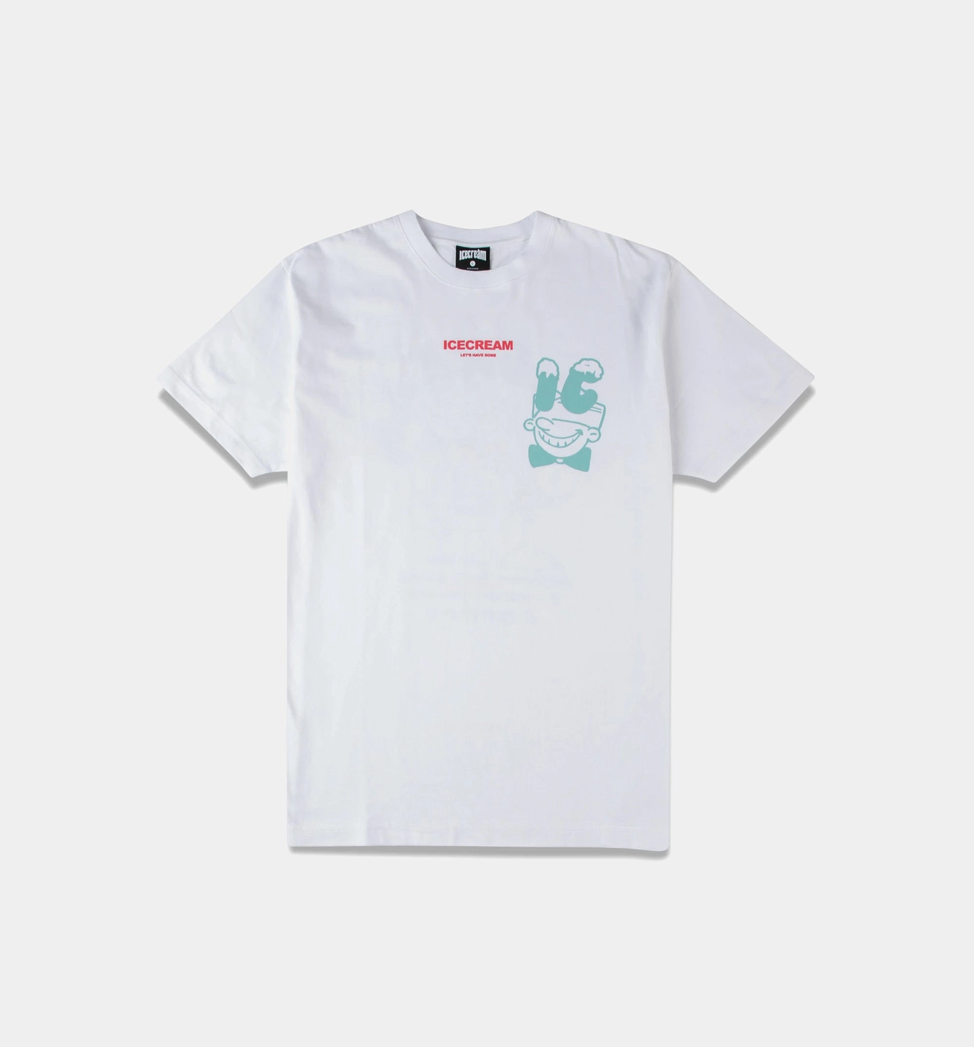 Ice Cream Man Short Sleeve Mens T-Shirt - White
