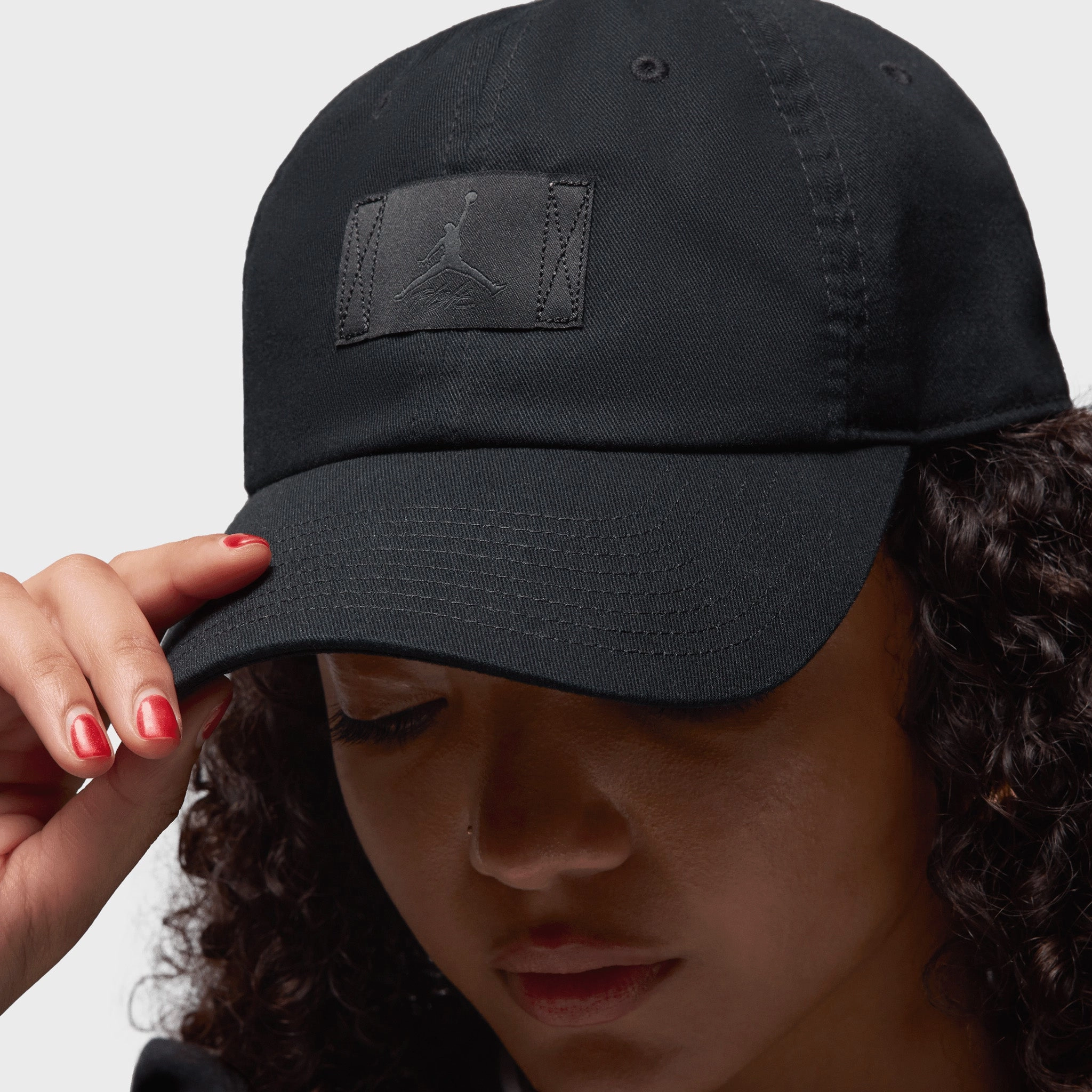 Jordan Club Cap Flight Patch Black / Black - Black