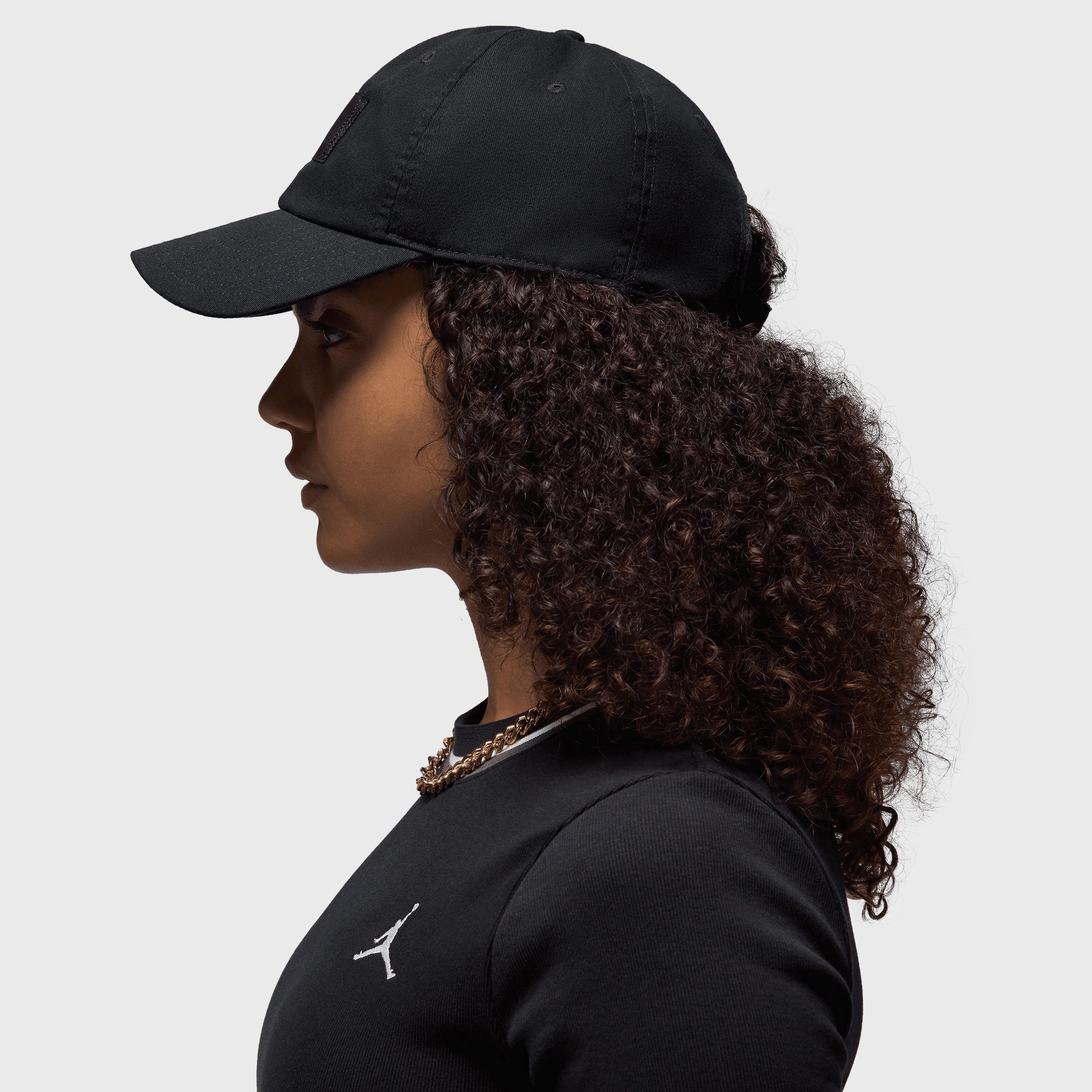 Jordan Club Cap Flight Patch Black / Black - Black