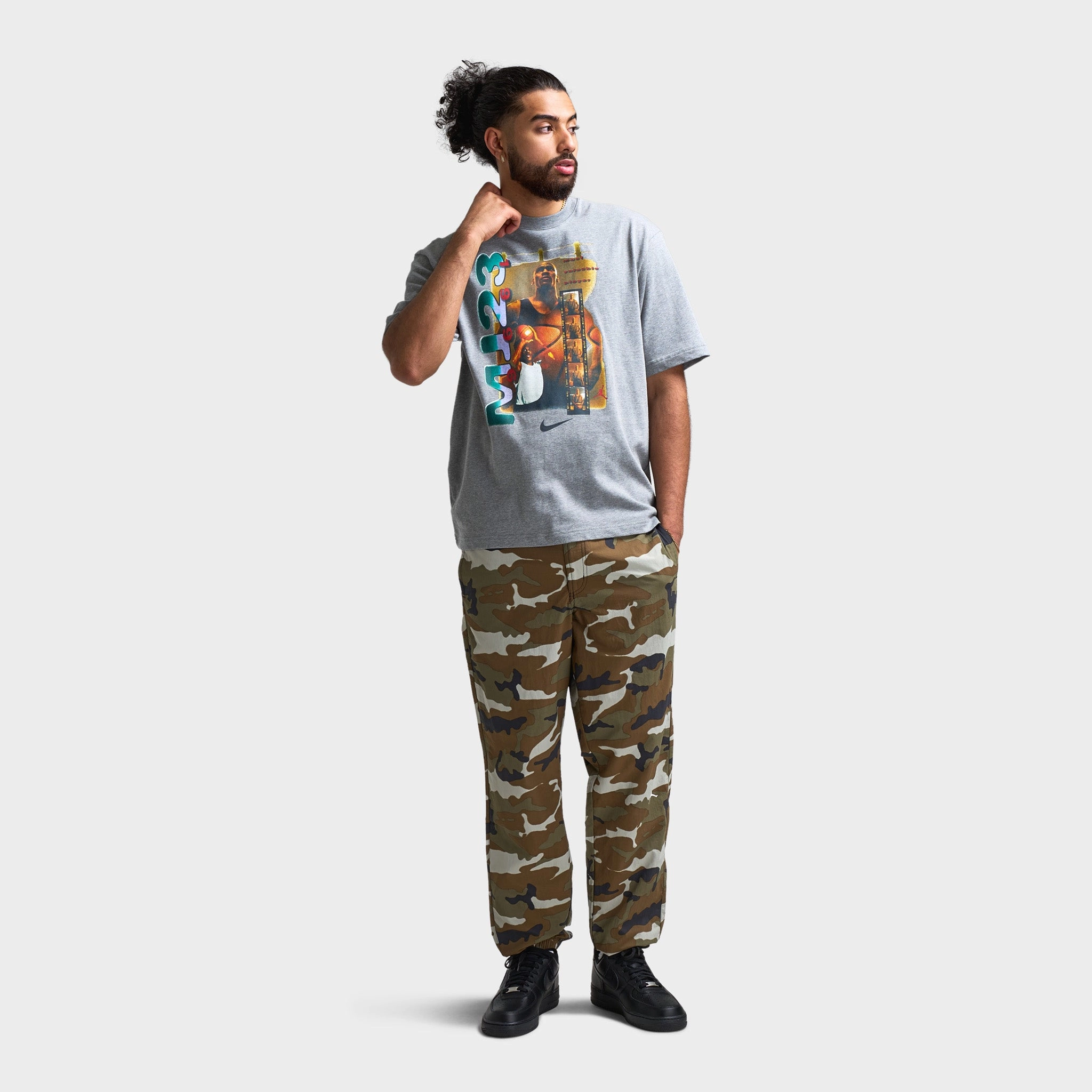 Jordan MVP Camo Pants Light Olive / Sail