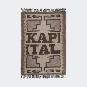 KAPITAL SPEAKEASY Blanket - BrownBeige