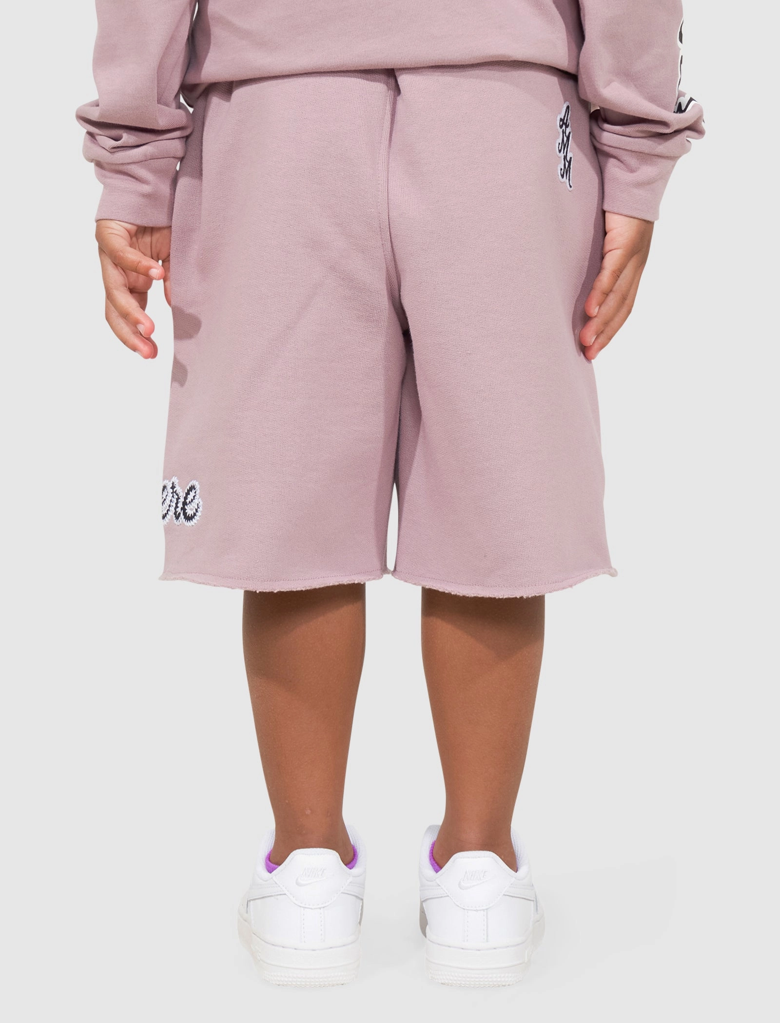 KIDS CURSIVE SWEATSHORT