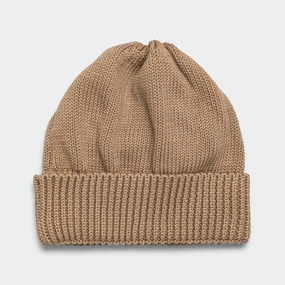 Knit Roll Watch Cap - Chestnut Brown