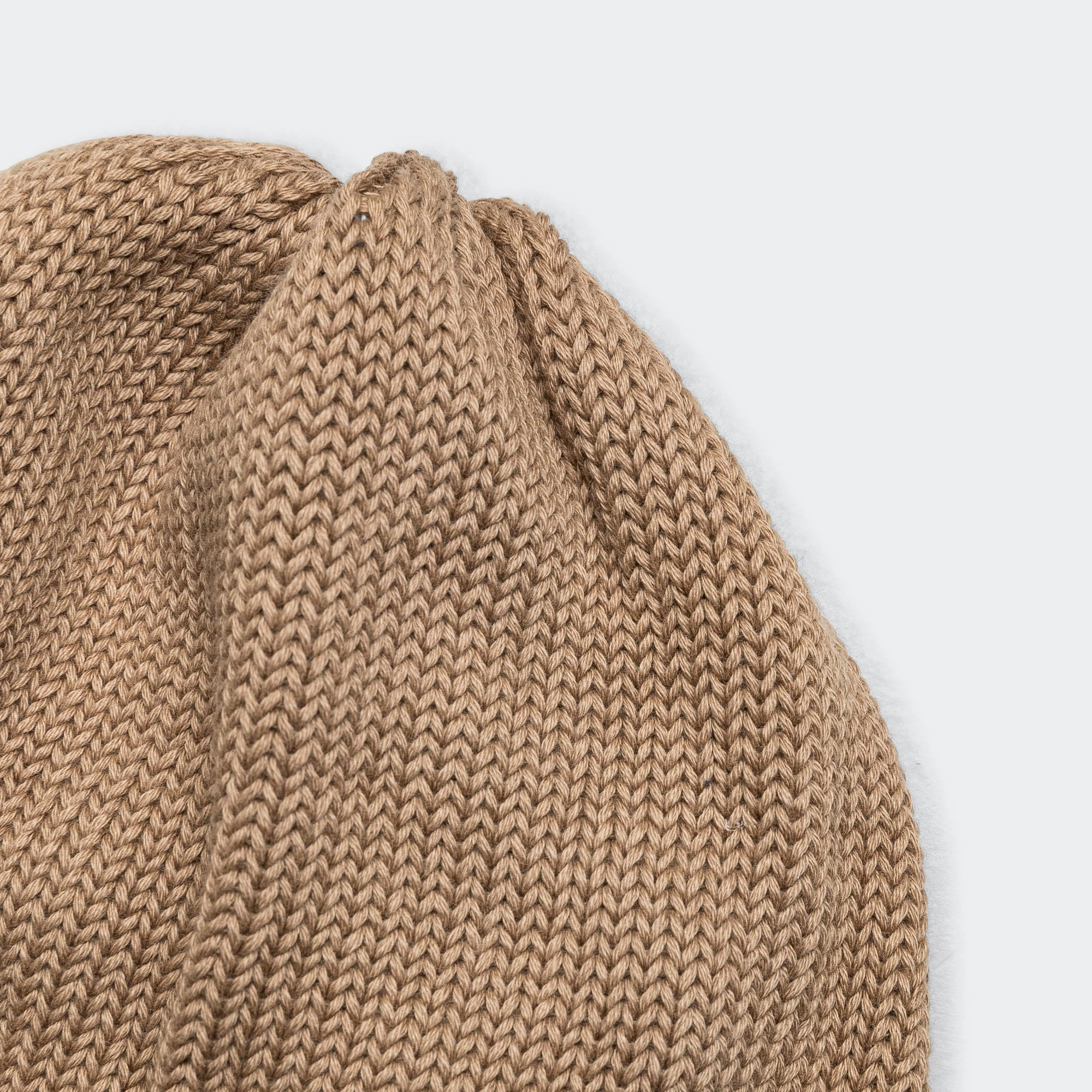 Knit Roll Watch Cap - Chestnut Brown