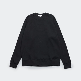 Kristian Relaxed Tech Waffle Sweater - Black
