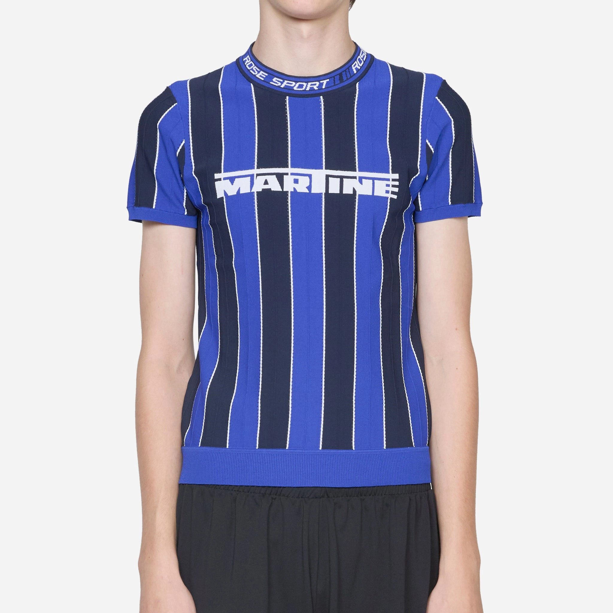 Logo Tight T-Shirt Blue