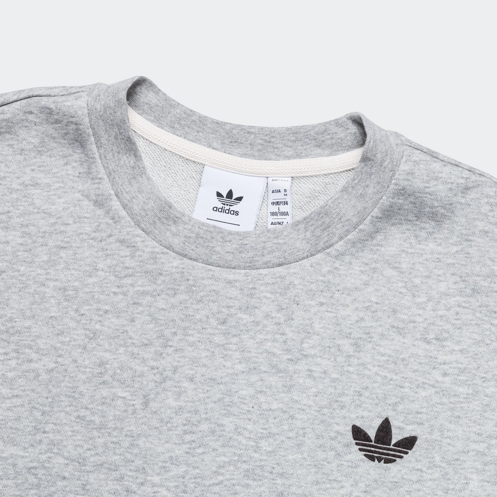 LS Graphic Crew x Wales Bonner - Medium Grey Heather