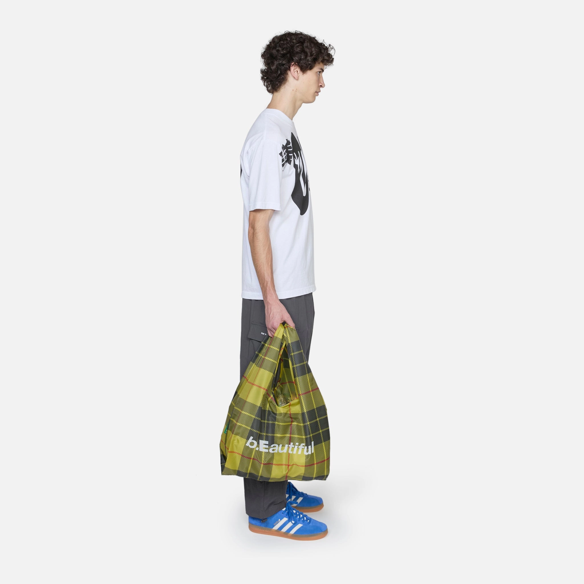 MacLeod Tartan Reusable Bag Yellow