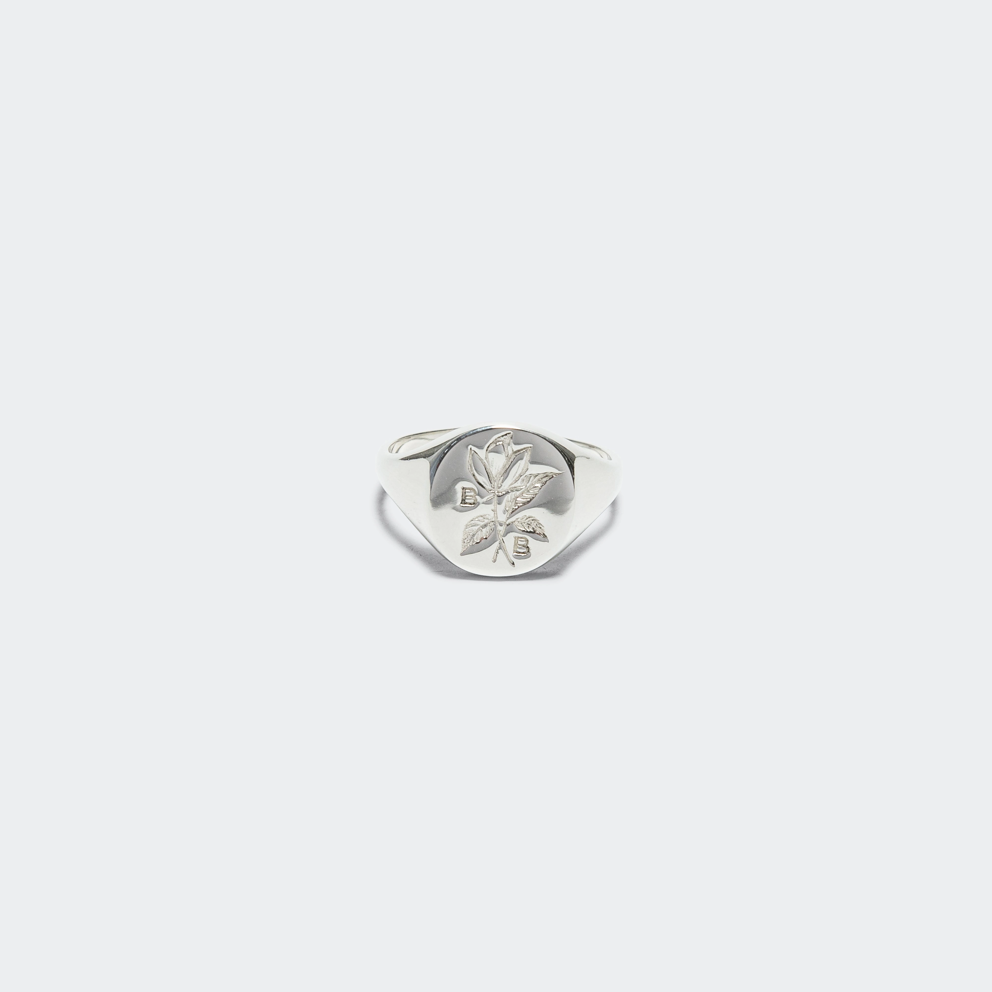 Magnolia Signet - 925 Silver