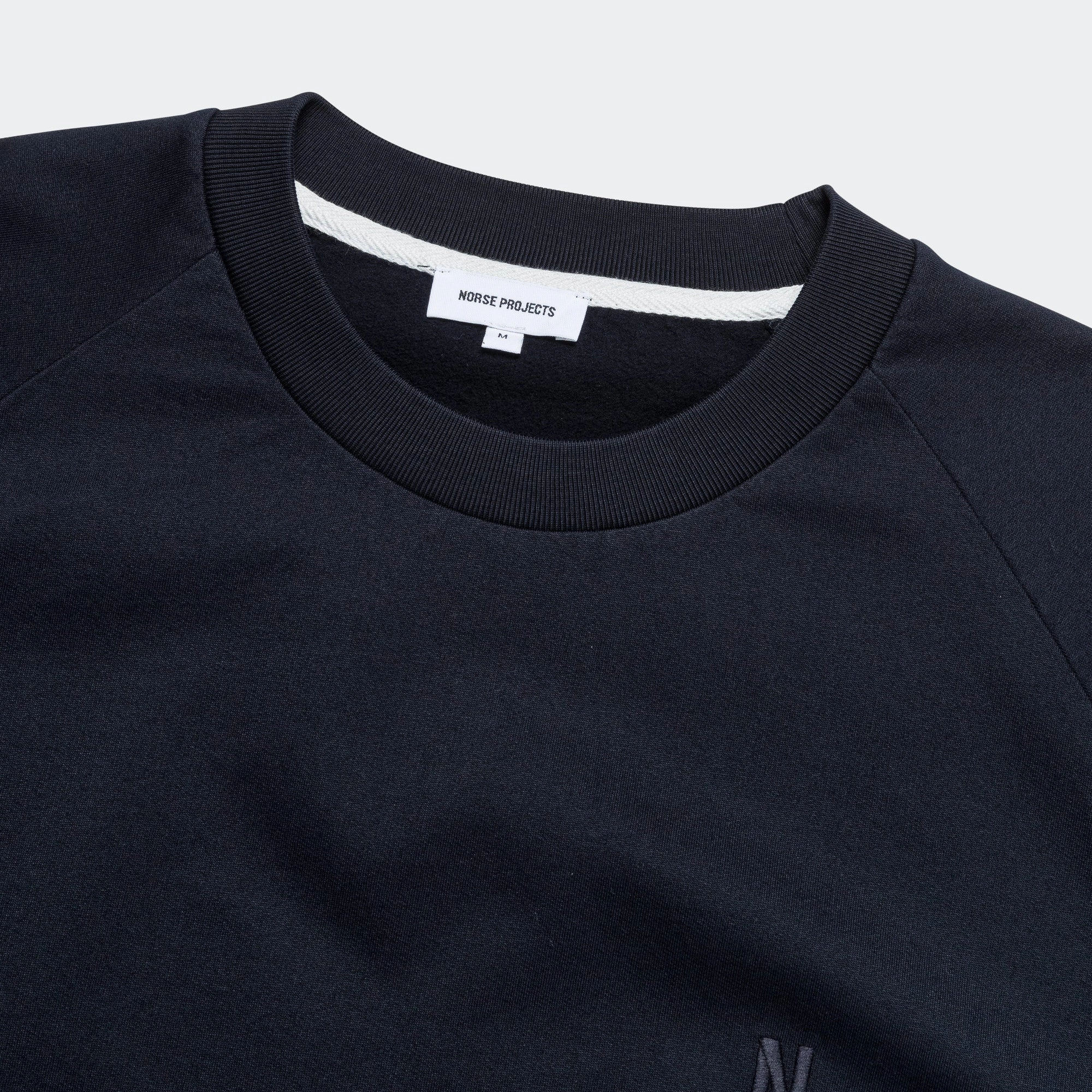 Marten Relaxed Organic Raglan Light Sweatshirt - Dark Navy