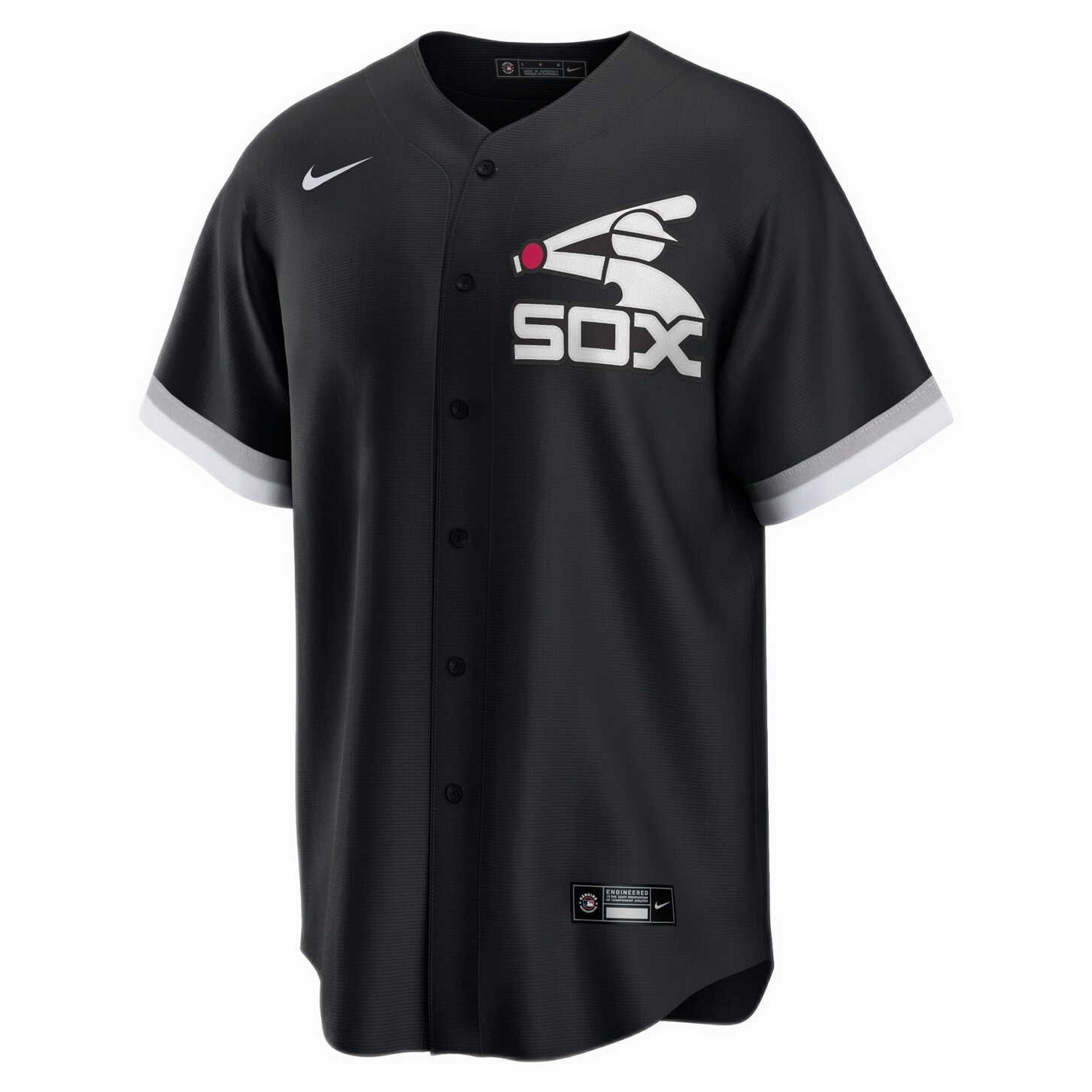 Men's Andrew Vaughn Chicago White Sox NIKE Black Alternate Spring Training Premium Replica Jersey