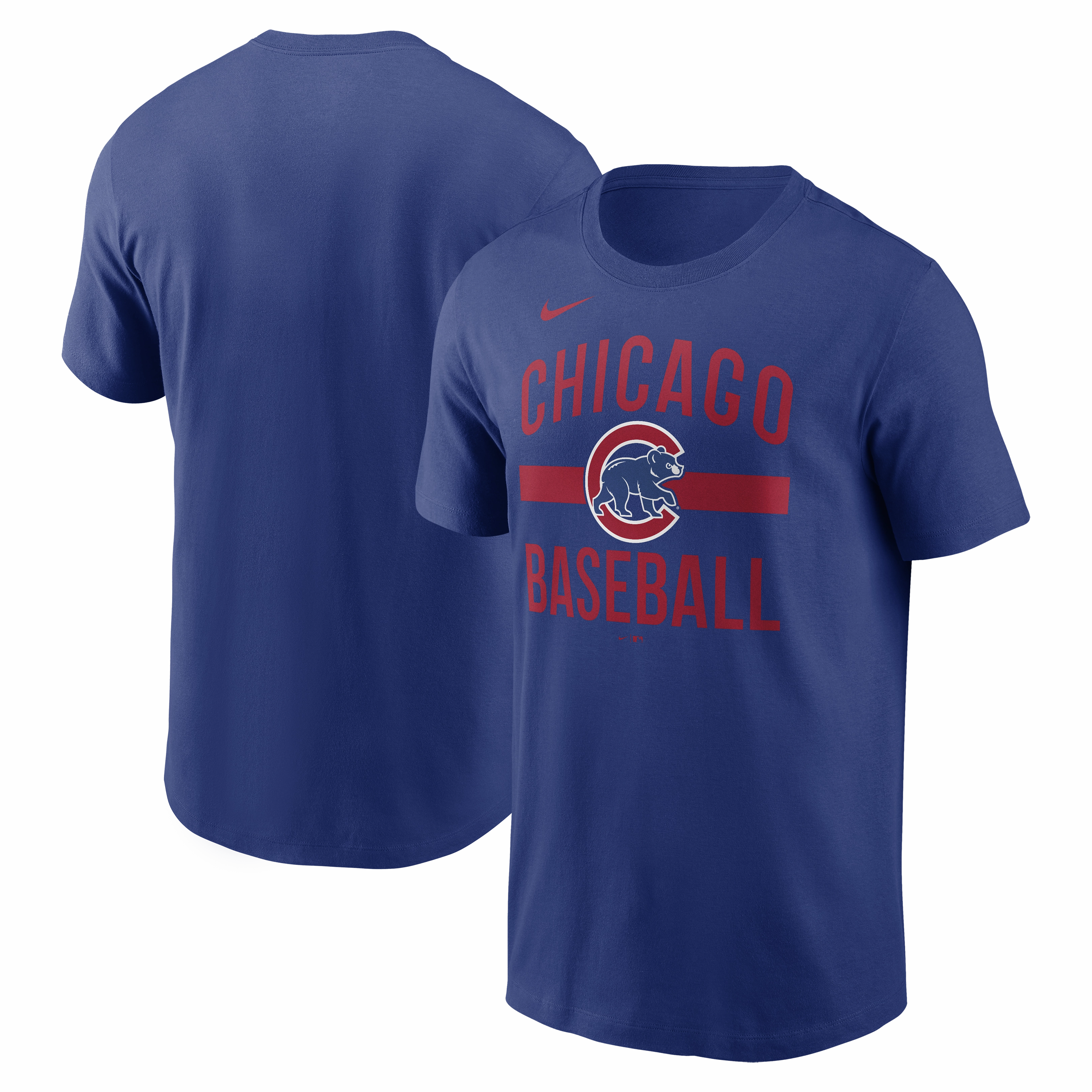 Men's Chicago Cubs Nike Royal Blue Arched T-Shirt