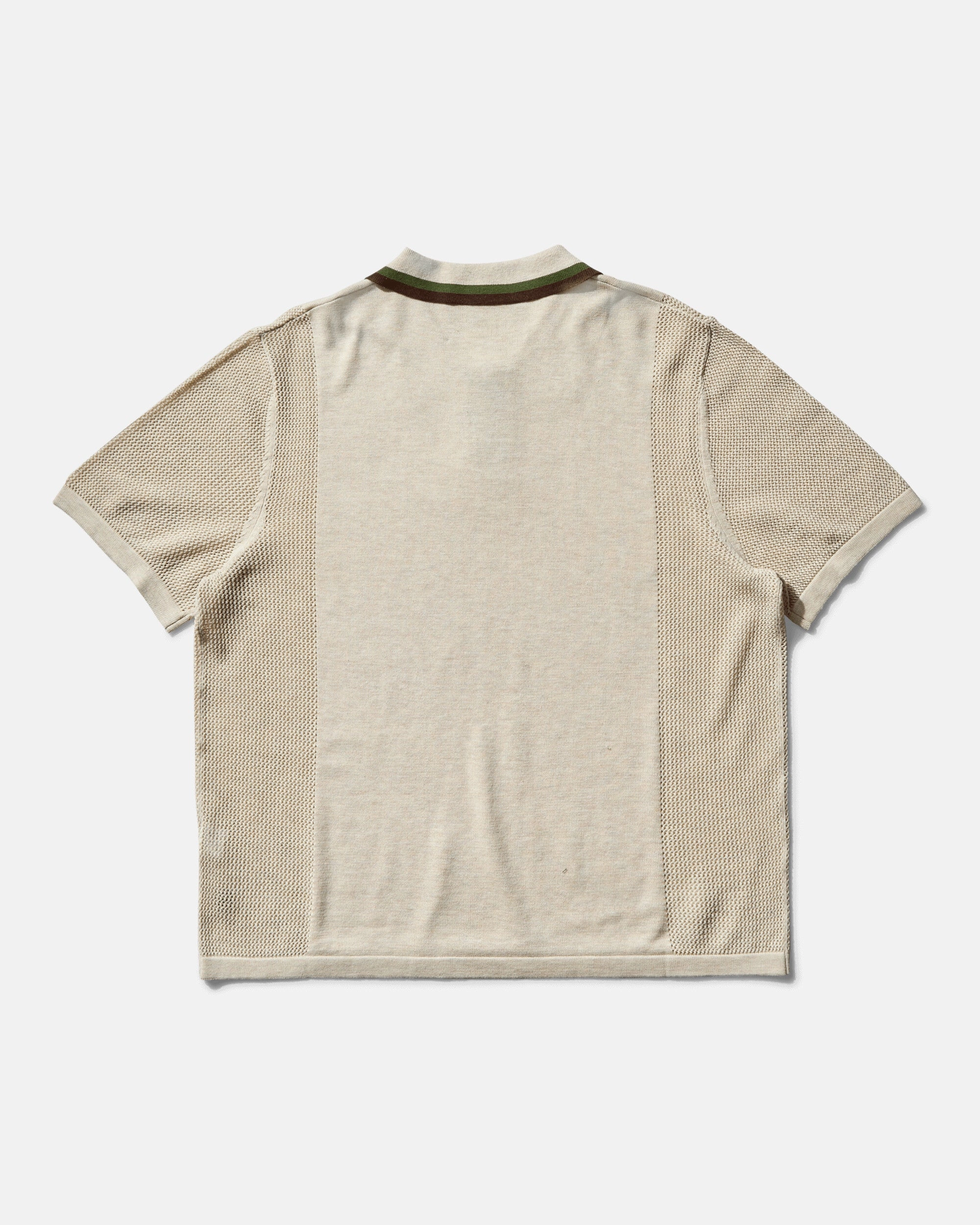 Men's Logo Head Pointelle Polo Natural