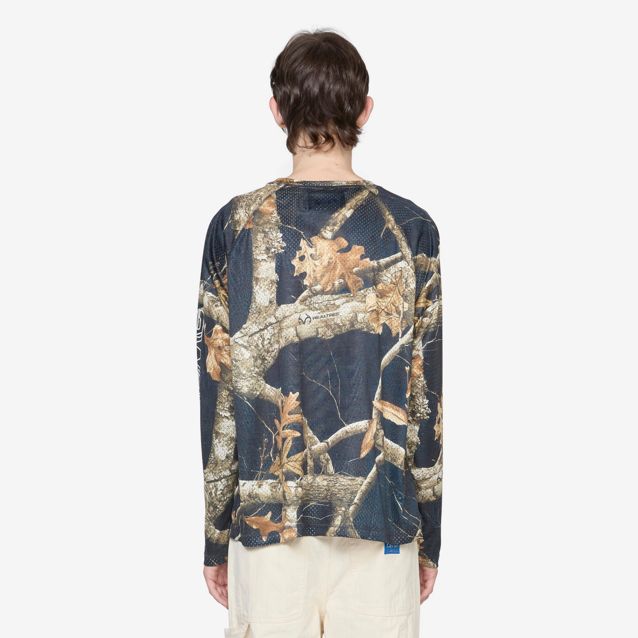 Mesh Longsleeve Top Shadow