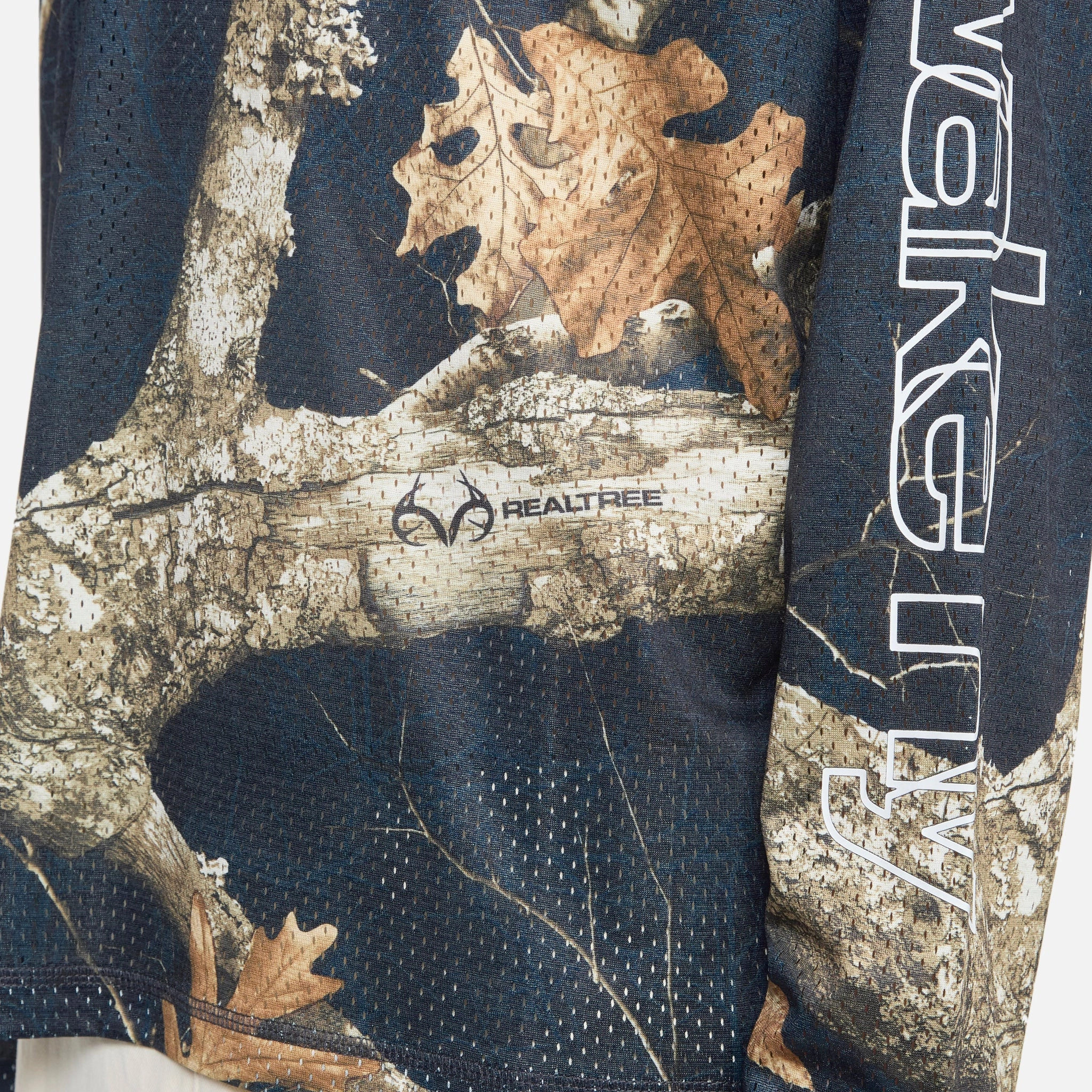 Mesh Longsleeve Top Shadow