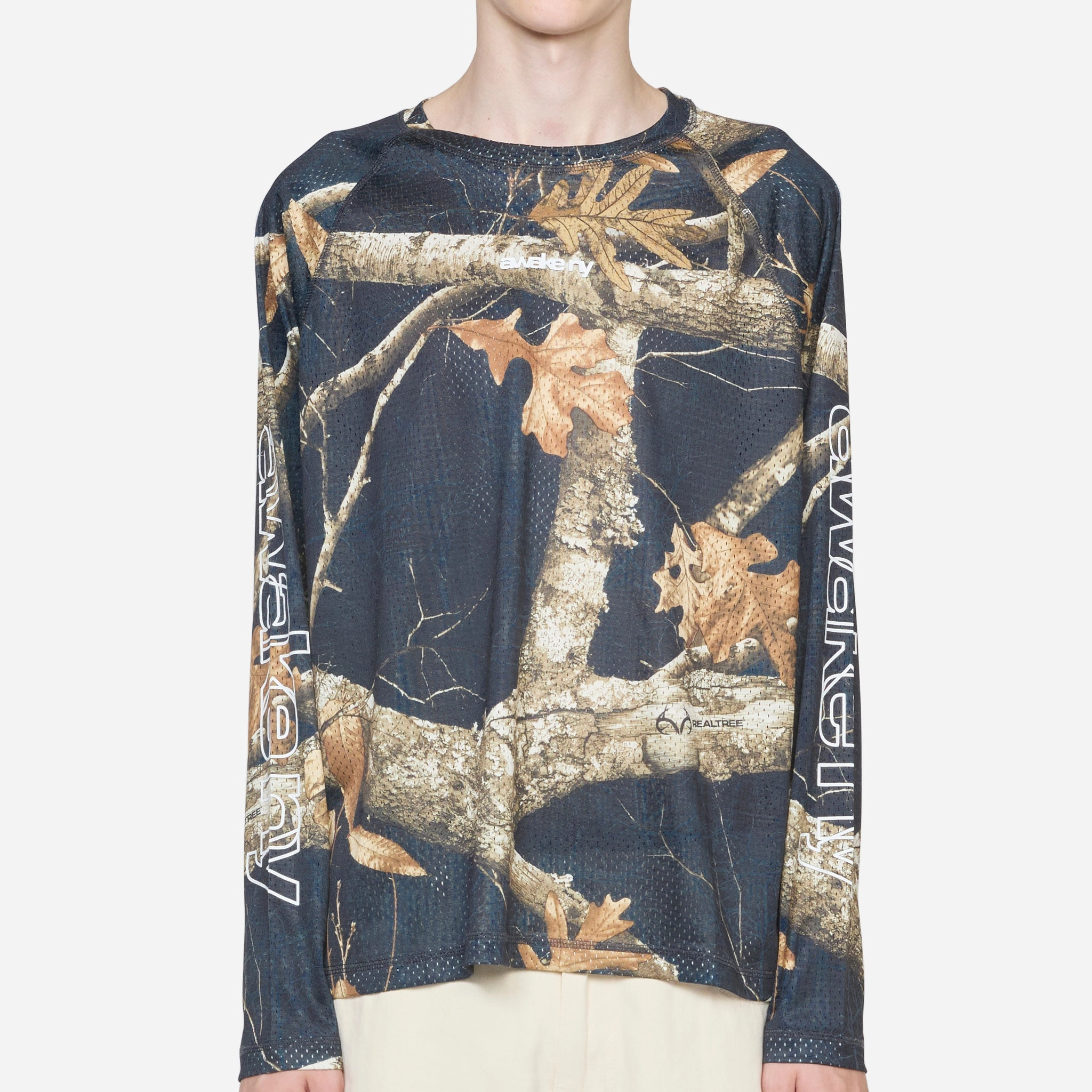 Mesh Longsleeve Top Shadow