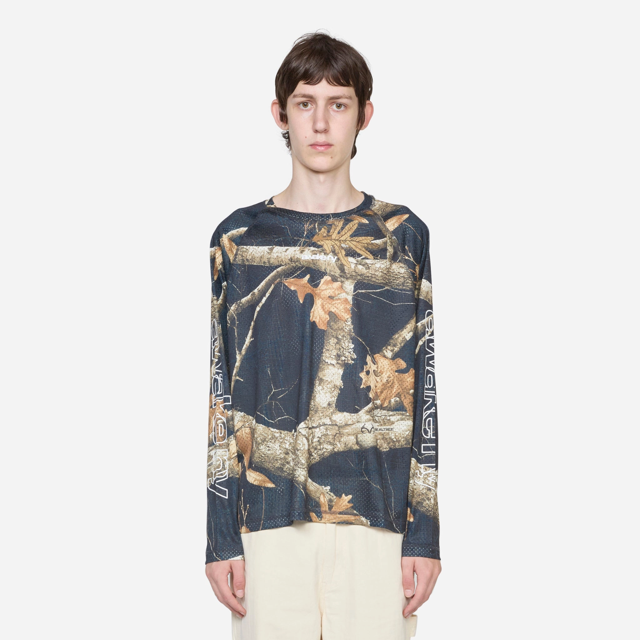 Mesh Longsleeve Top Shadow