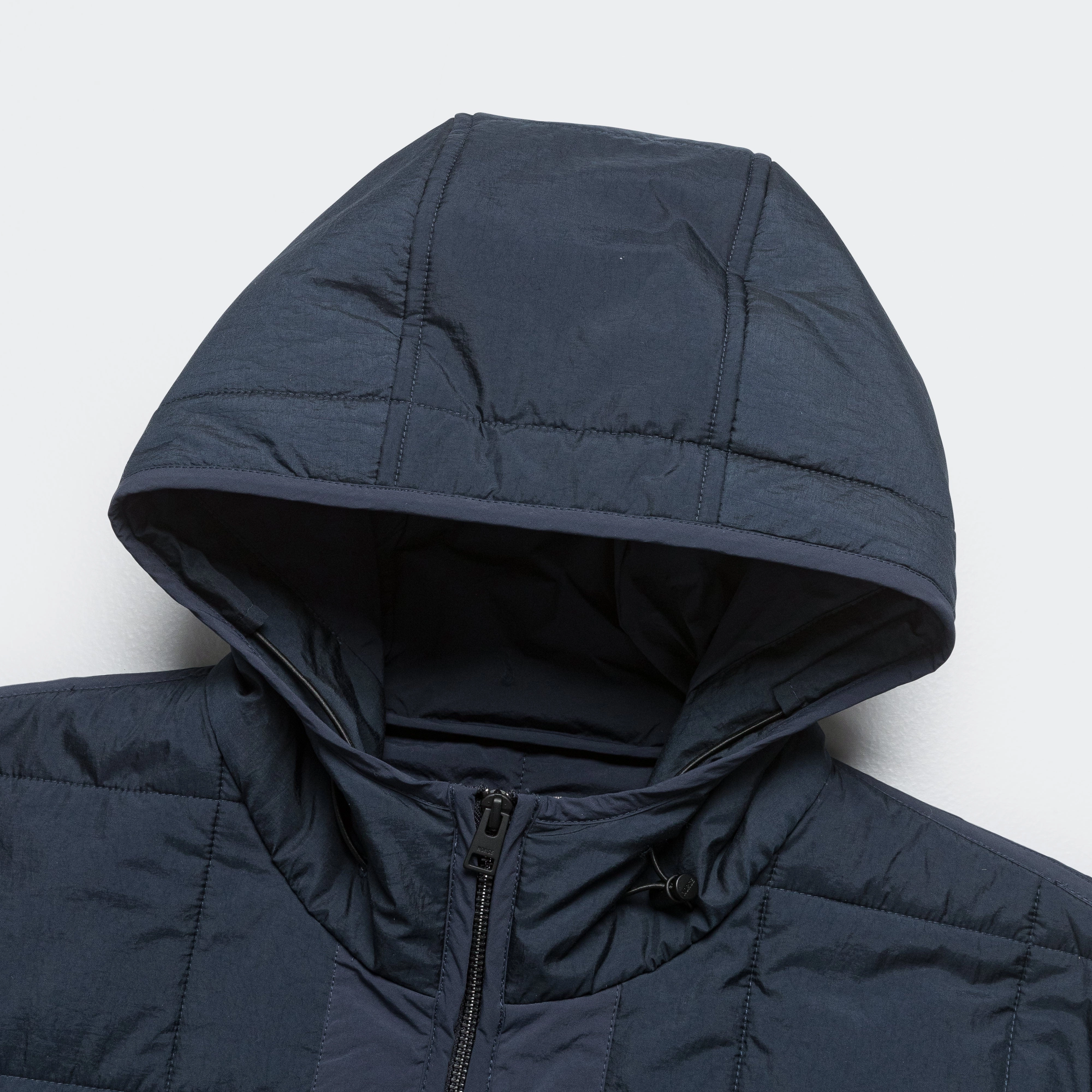 Military Hooded Liner Jacket - Dark Navy