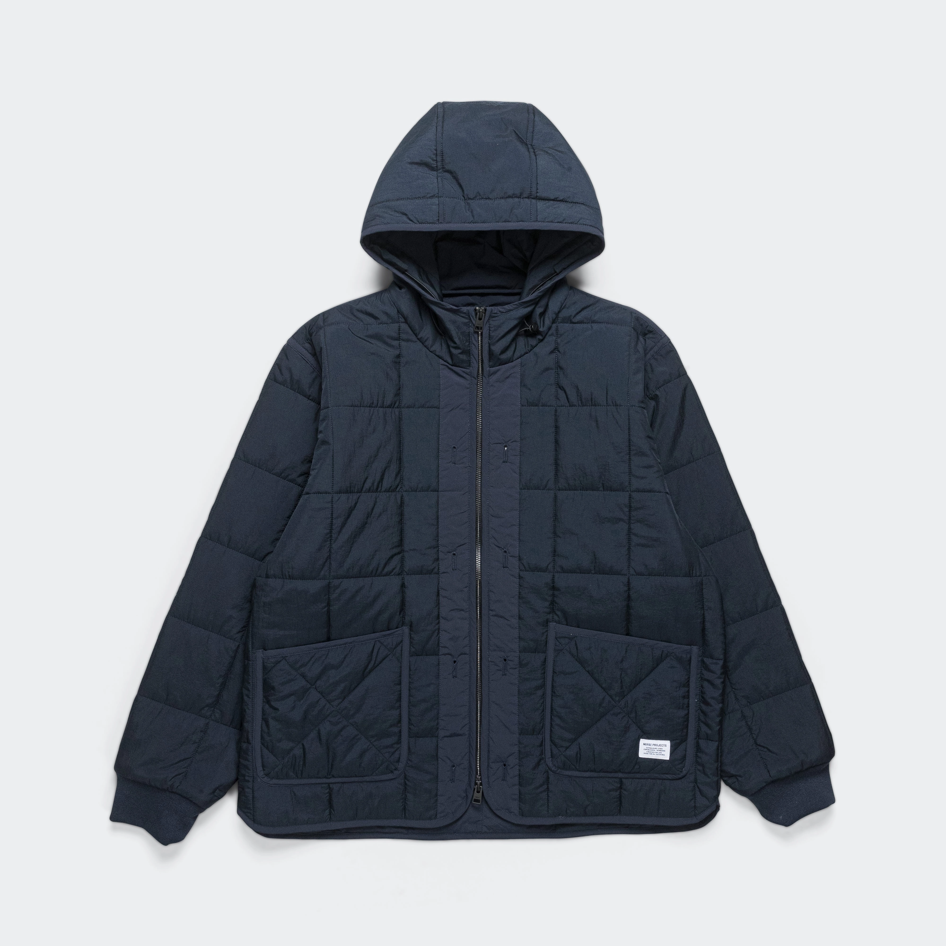 Military Hooded Liner Jacket - Dark Navy