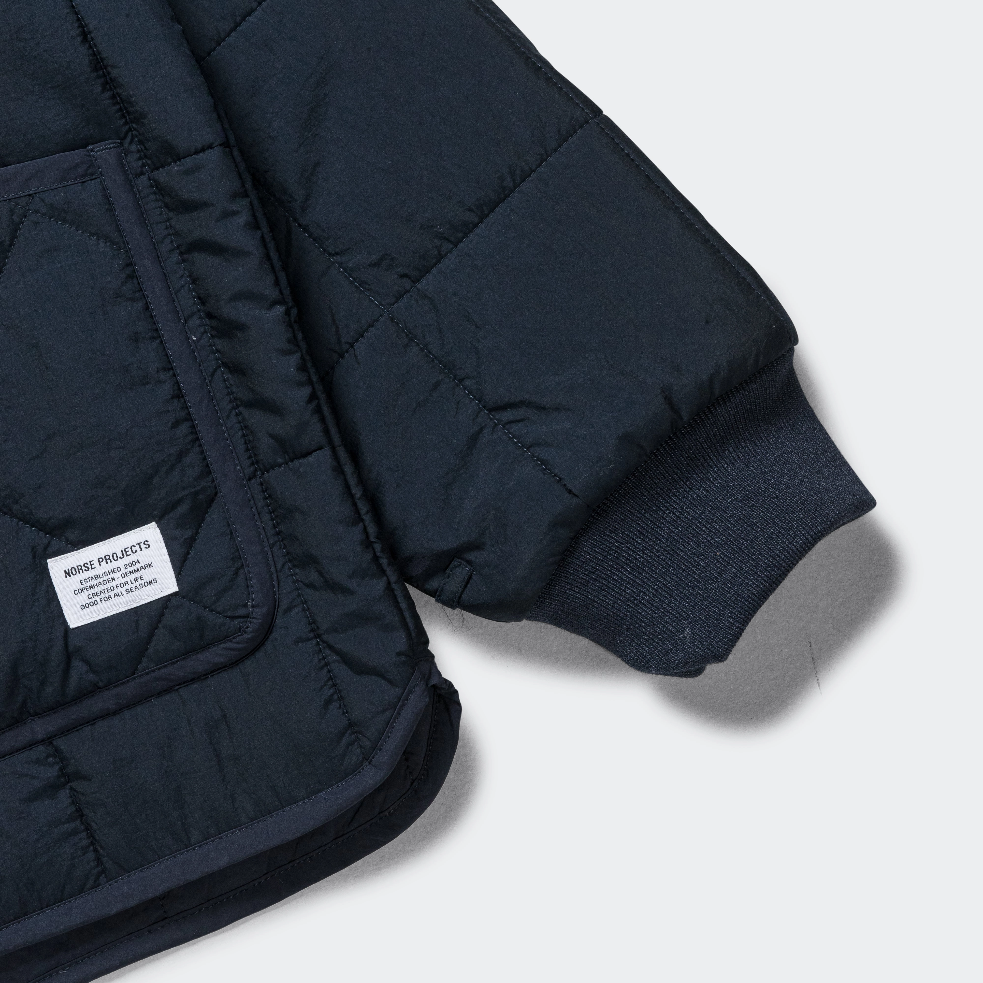 Military Hooded Liner Jacket - Dark Navy