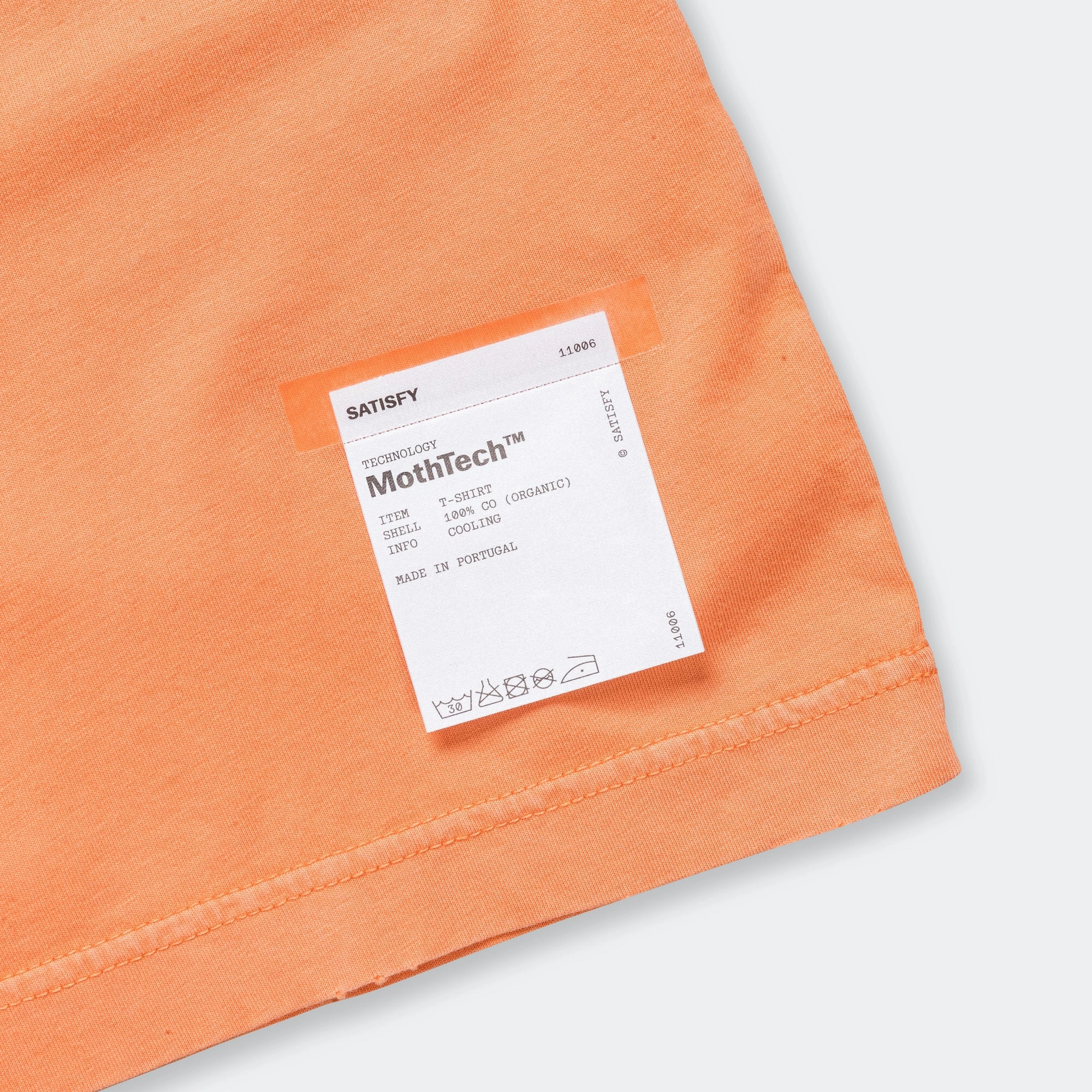 MothTech Logo T-Shirt - Aged Dusty Orange