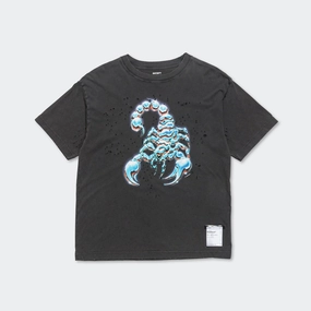 MothTech Scorpion T-Shirt - Aged Black