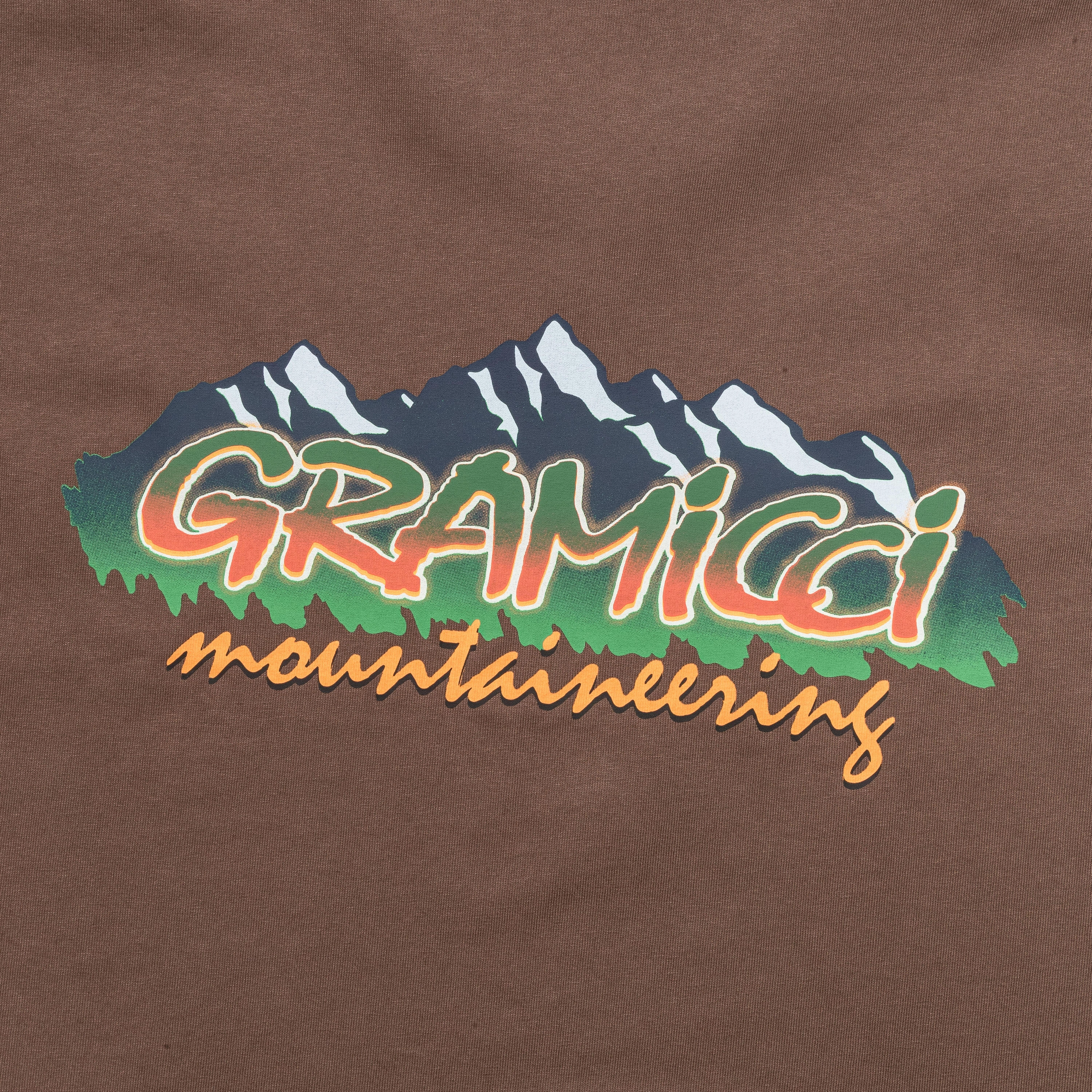 Mountaineering Tee - Brown Pigment