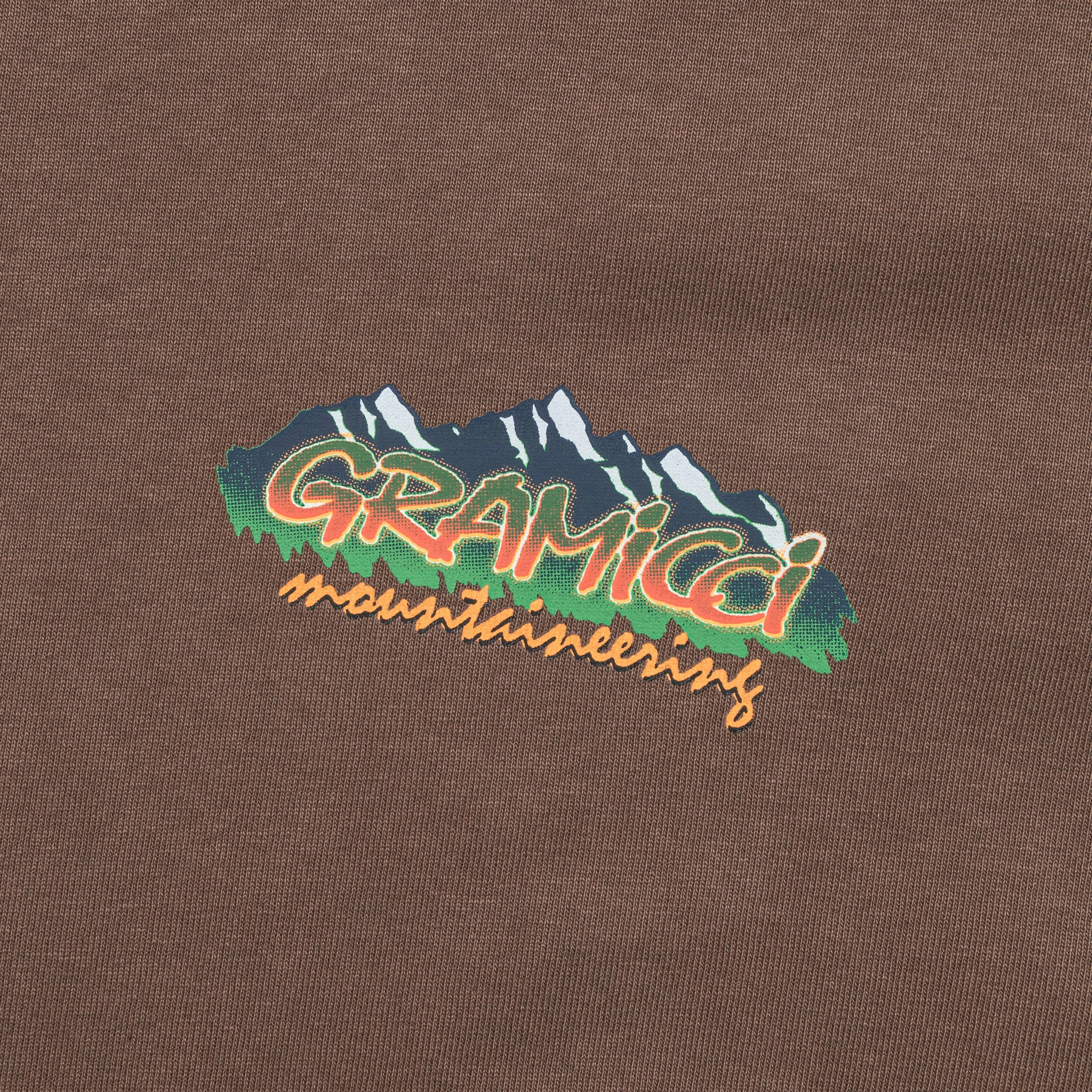Mountaineering Tee - Brown Pigment