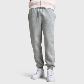Nike Club Fleece Joggers Dark Grey Heather / Light Smoke Grey - White