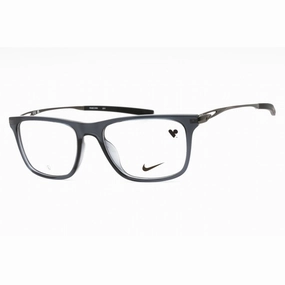 Nike Men's Eyeglasses - Dark Grey Injected Propionate Rectangular | NIKE 7150 034