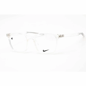 Nike Men's Eyeglasses - Full Rim Clear Square Plastic Frame Clear Lens | 7124 900
