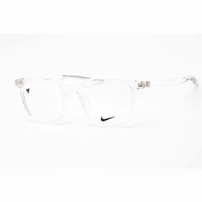 Nike Men's Eyeglasses - Full Rim Clear Square Plastic Frame Clear Lens | 7124 900