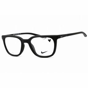 Nike Men's Eyeglasses - Matte Black Plastic Square Full Rim Frame | NIKE 7290 001