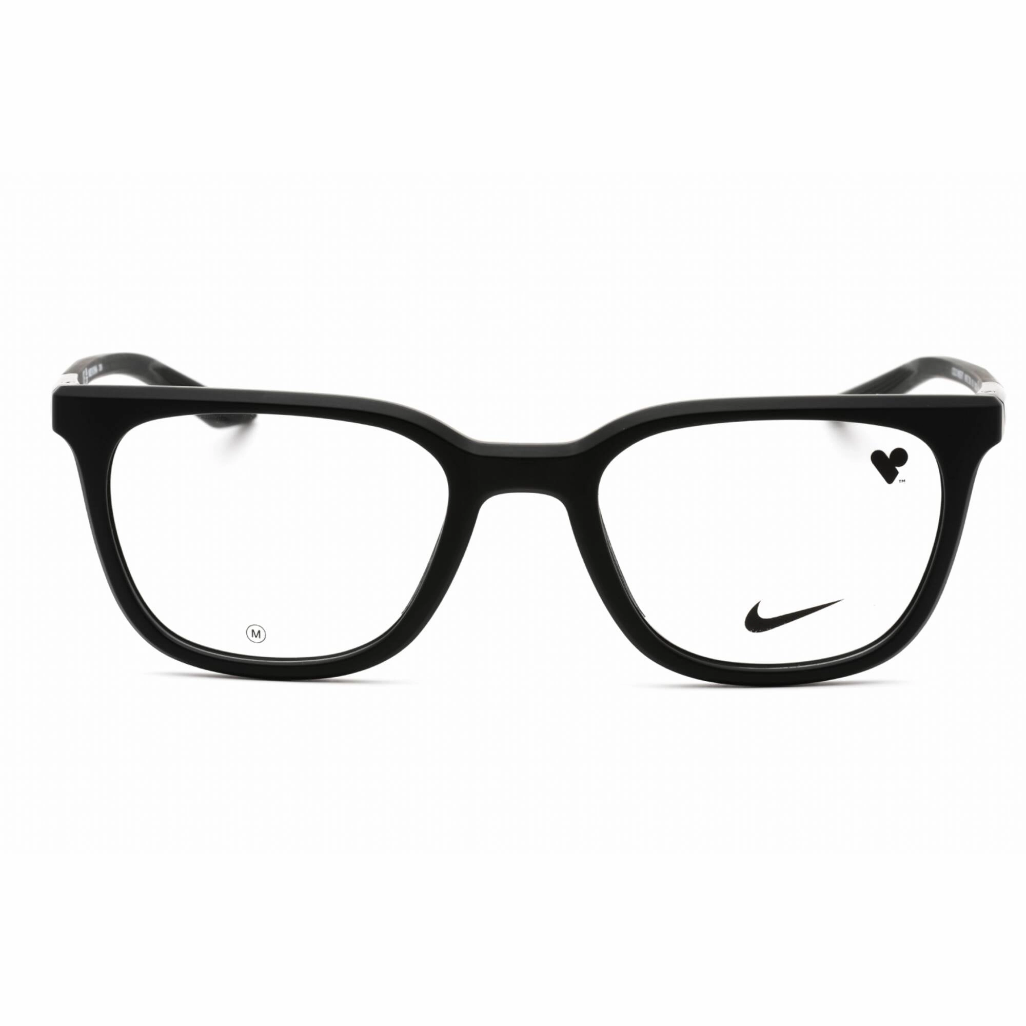 Nike Men's Eyeglasses - Matte Black Plastic Square Full Rim Frame | NIKE 7290 001