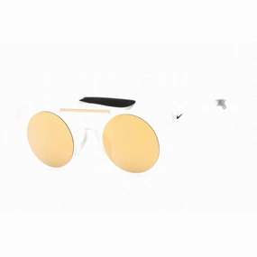 Nike Men's Sunglasses - Clear Plastic Round Frame | BANDIT RISE X KFB M CW6580 913