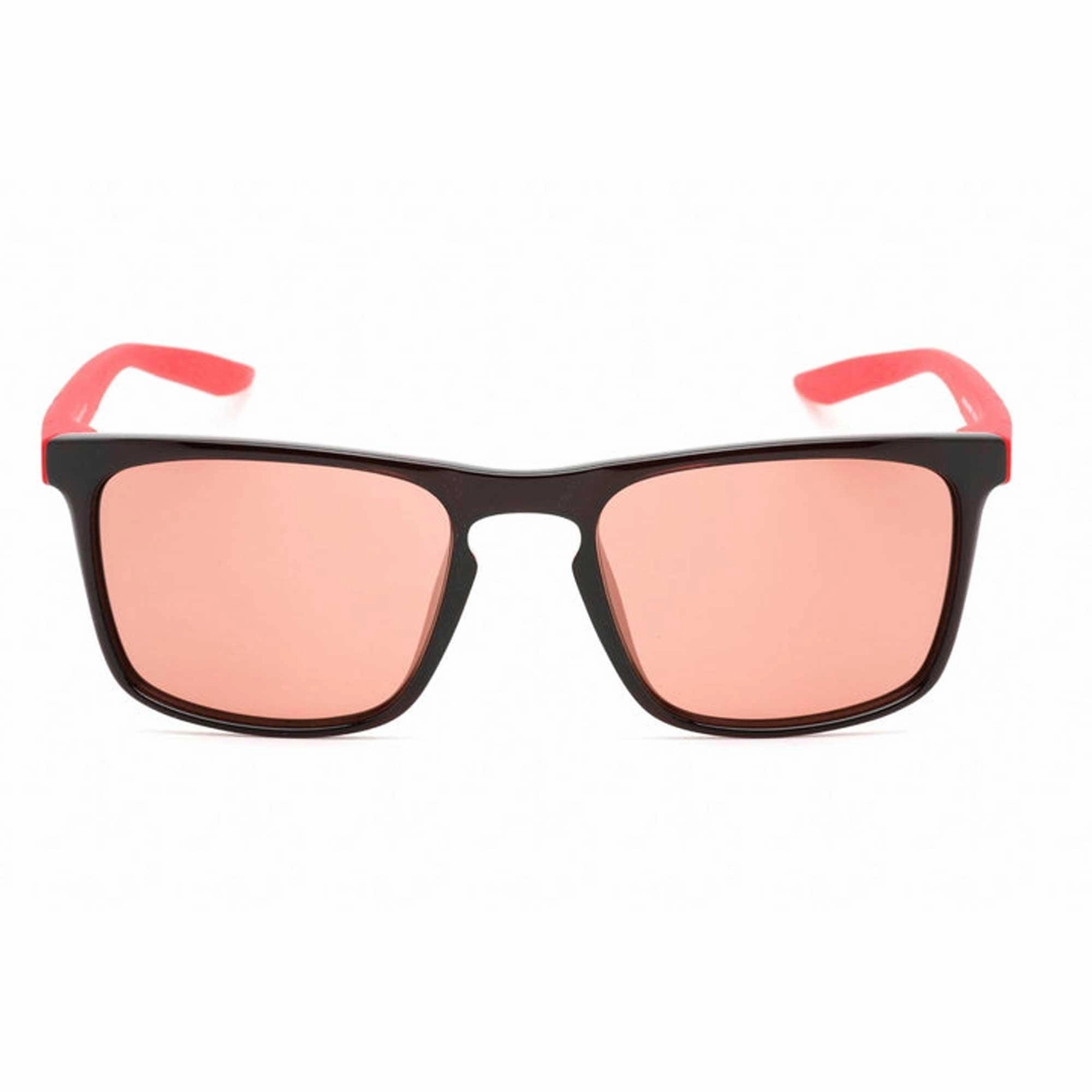 Nike Men's Sunglasses - Copper Lens Brown Basalt Plastic Square Frame | Sky Ascent 228