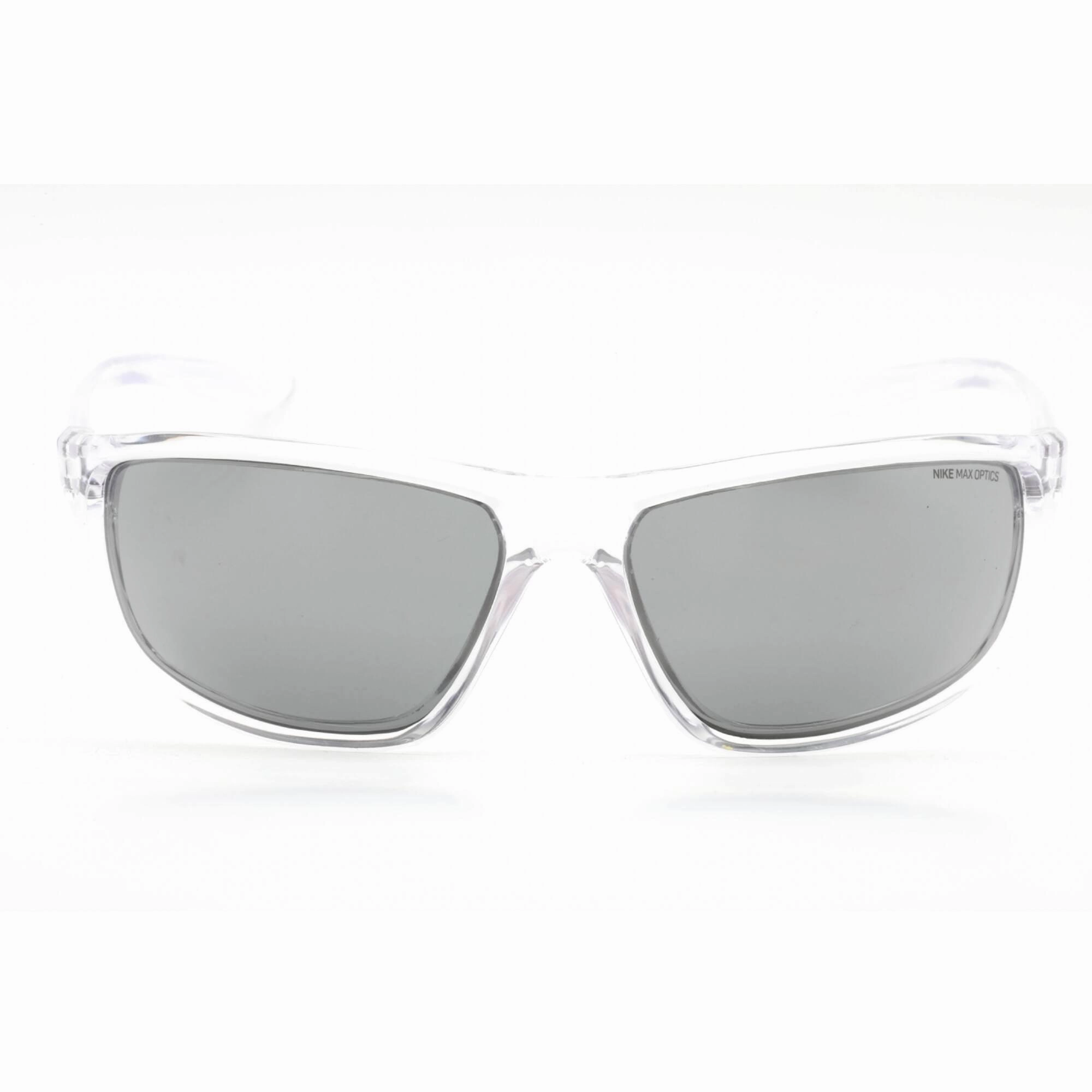 Nike Men's Sunglasses - Crystal Clear Plastic Rectangular Shape Frame | EV1112 900