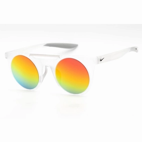 Nike Men's Sunglasses - Matte Clear/Black Plastic Round | NIKE BANDIT RISE DA3058 900
