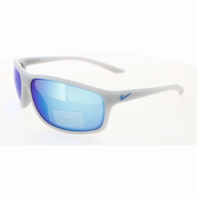 Nike Men's Sunglasses - Matte Wolf Grey Wrap Around Frame | ADRENALINE M EVG 066