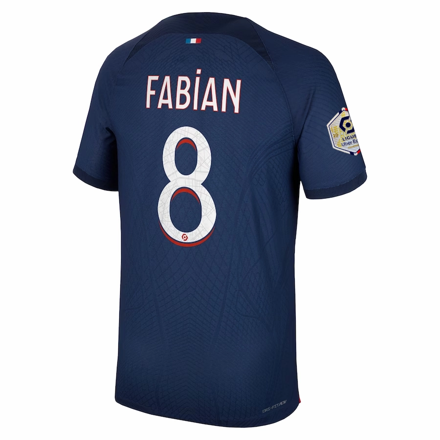 Nike Paris Saint-Germain Authentic Match Fabian Home Jersey w/ Ligue 1 Champion Patch 23/24 (Midnight Navy)