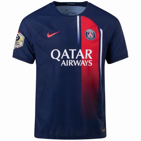 Nike Paris Saint-Germain Authentic Match Ousmane Dembele Home Jersey w/ Ligue 1 Champion Patch 23/24 (Midnight Navy)